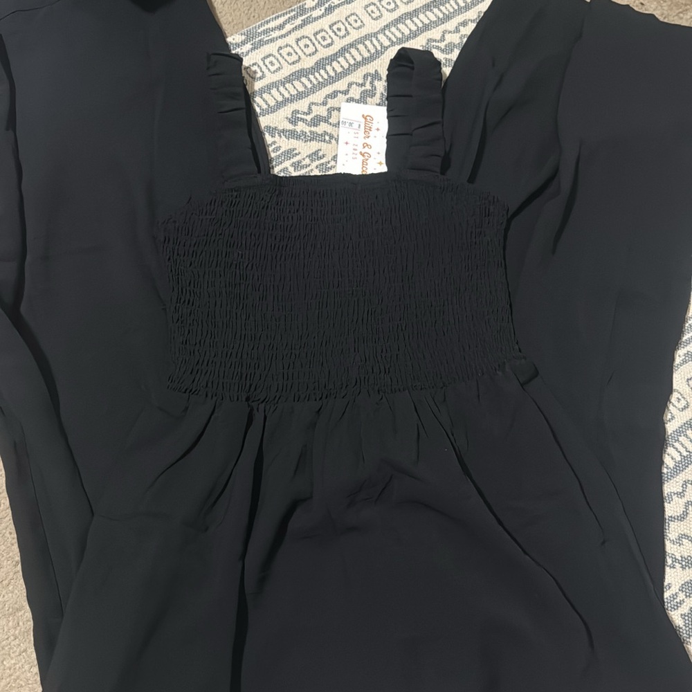 Elegant Black Women's Top